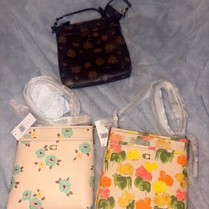 BUNDLE: THREE COACH KITT CROSSBODIES, price negotiable :)